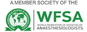 A Member of the World Federation of Societies of Anaesthesiologists (WFSA)